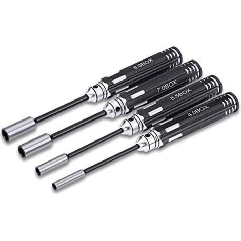 4-teiliges Set Sechskant-Steckschlüssel
