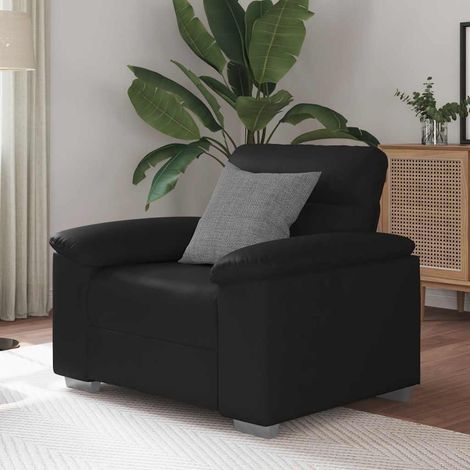Fauteuil-Chaise de relaxation-Fauteuil Relax noir 60 cm similicuir 954396 (1/5)