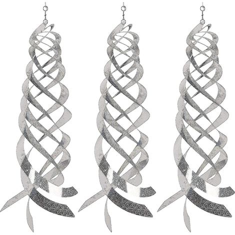 Set aus 3 seltenen Perlvogelabwehrmitteln, spiralförmigen Vogelabwehrvorrichtungen, reflektierenden Stäben zur Vogelabwehr, Ziergegenstände