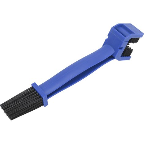 Brosse de nettoyage pour chaîne de vélo/moto, outil de nettoyage de chaîne de vélo, accessoires de vélo, bleu (1/5)