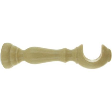 SUPPORTO LEGNO P/BASTONE NATURALE 10 CM 2 PZ
