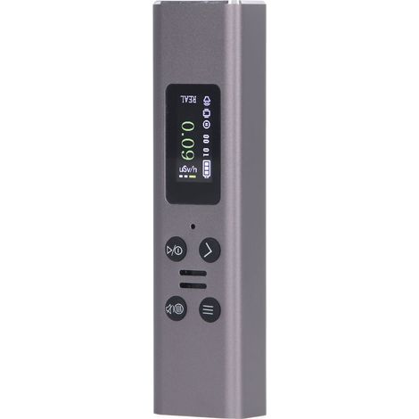 Détecteur de rayonnement nucléaire, compteur Geiger, dosimètre de rayonnement portable, écran LCD 0,96 pouce, batterie intégrée (1/5)