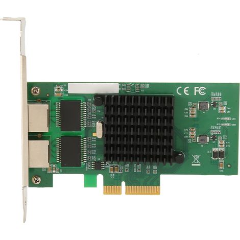 10/100/1000-Mbit/s-Servernetzwerkkarte, RJ45-Anschluss, PCI Express x4, stabil, für Desktop-Computer (1/5)