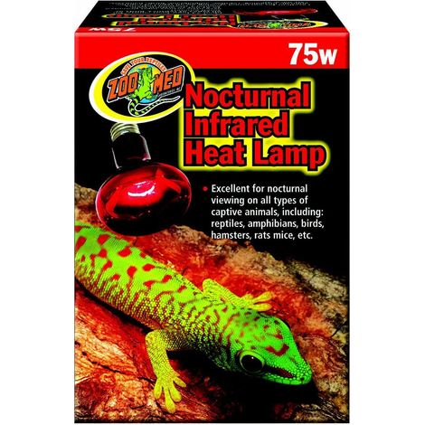 Zoo Med - Infrared Heat Lamp - Red - 75W E27
