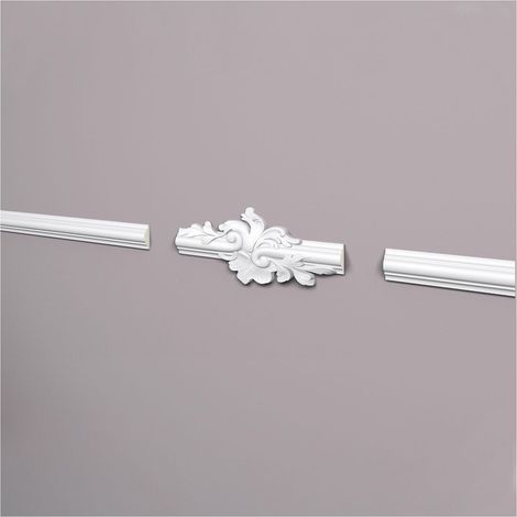 Moldura para pared NMC Z104 ARSTYL Noel Marquet Elemento decorativo diseño atemporal clásico blanco 2 piezas (1/5)