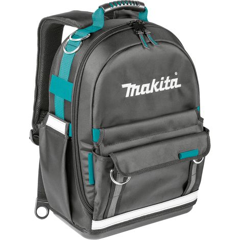 Makita – Sac à dos à outils 490mm – Plastique imperméable – Coutures industrielles – Accès rapide pour 50 outils
