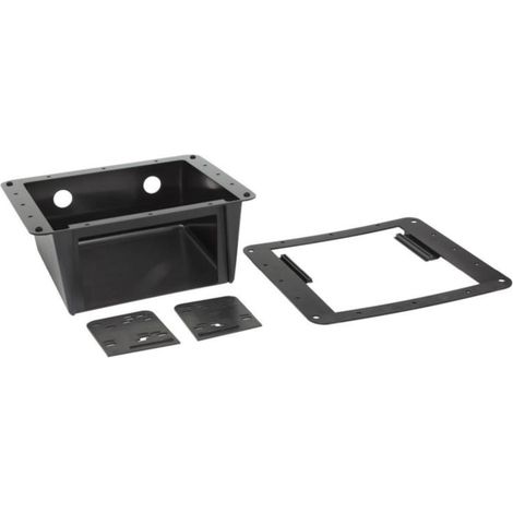 Support installation autoradio 2DIN Universel Noir
