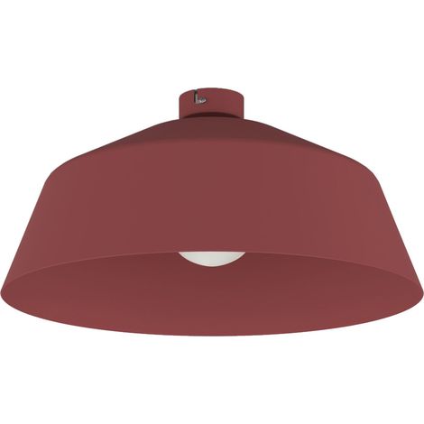LUMICOM  TOKYO Plafoniera, 1xE27, max 42W, metallo, rosso cowhide, D.50cm