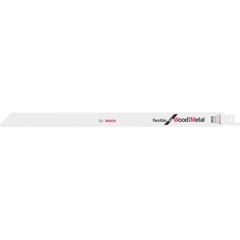 BOSCH Lame de scie sabre S 1222 VF S 1222 VF Longueur 300 mm Largeur 19 mm ( 8000343739 )