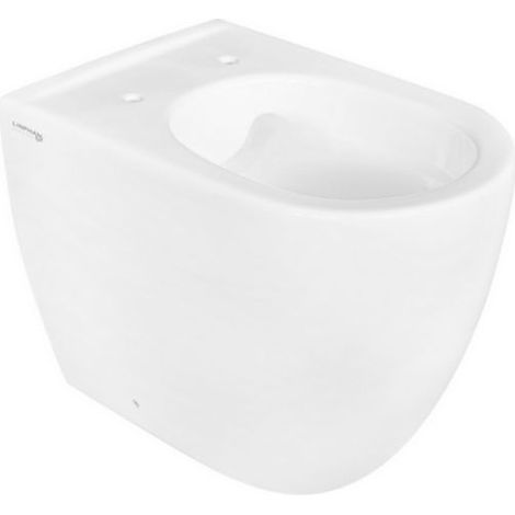 VASO FILO MURO RIMLESS GRETA Scarico universale Bianco Opac