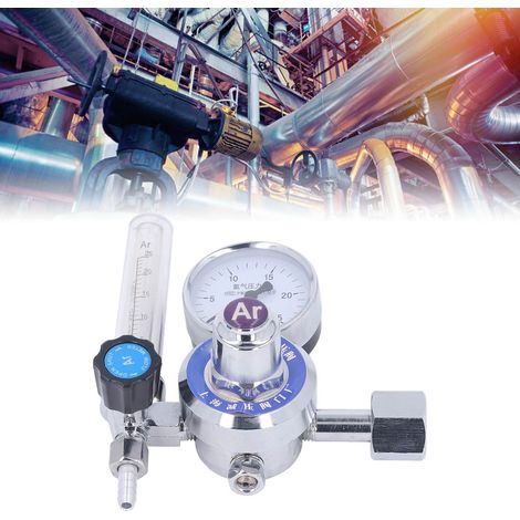 Régulateur de pression de gaz argon YQAR-731L, régulateur de pression à double débit pour soudage à l'arc argon (1/5)