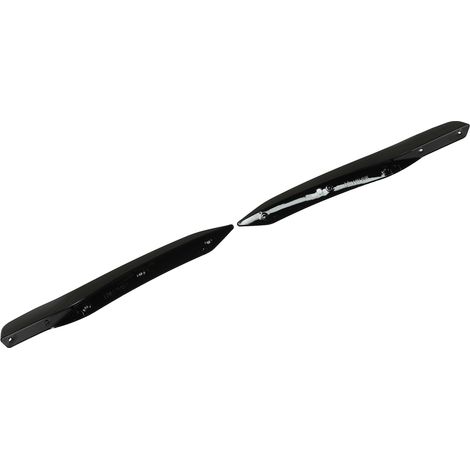 Pare-chocs avant lèvre latérale noir brillant enveloppe spoiler remplacement pour Mercedes CLA Classe C118 AMG Line CLA45 (1/5)
