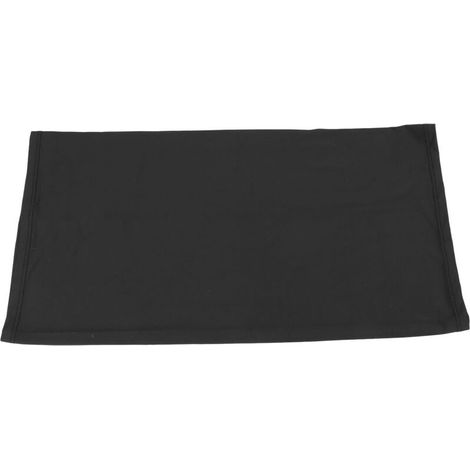Cache-cou anti-UV été léger en soie glacée pour cyclisme, écharpe respirante protection solaire visage noir. (1/5)