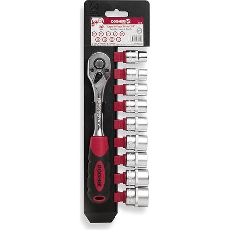 Jeu de 10 douilles bi-hexagonales 3/8  DOGHER 515-061