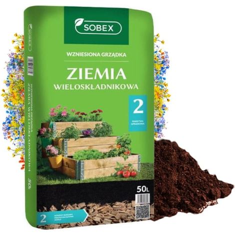 Terriccio per aiuole rialzate 50L (1/2)