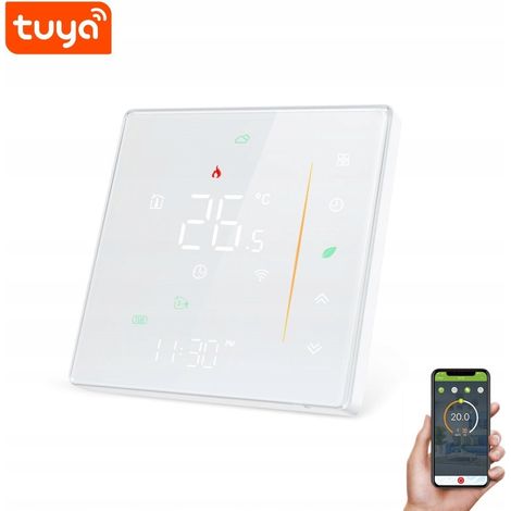 TUYA SMART LCD GA 5A WEISSER WIFI-THERMOSTAT FÜR FUSSBODENHEIZUNG