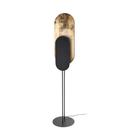 Lampada da terra Nowodvorski Wheel Lux 7646 nera legno