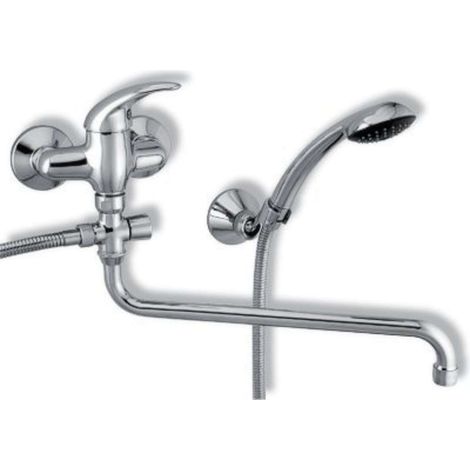 Novaservis Metalia 55 - Grifo de bañera de pared completa, cromo 55075,0