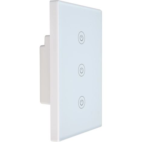 Interruttore intelligente per l'illuminazione, interruttore WiFi a 3 vie da 100-240 V (USA) per la casa. (1/5)