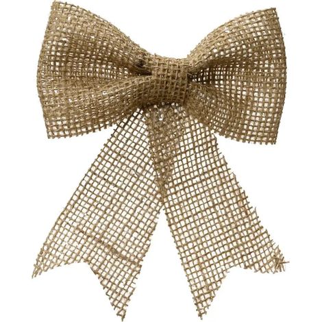 Set aus 2 dekorativen Weihnachtsknoten aus natürlicher Jute 15 × 17 cm (1/3)