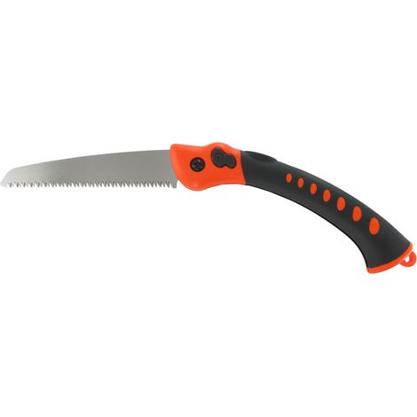 Scie arboricole pliable OZAKI avec lame de 180mm et poignée bi-matière