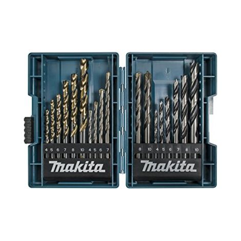 Makita B-49432 Set di punte in acciaio blu 18 pezzi (1/3)