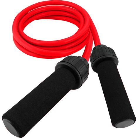 Corde à Sauter Poids - Poignées en Mousse Antidérapante - Pour Entraînement Fitness et Renforcement Musculaire - 1 Pièce (1/5)