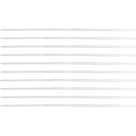 Tuteurs pour plantes de jardin en acrylique transparent de 40 cm, en forme de tige, pour orchidées d'intérieur et d'extérieur (lot de 10). (1/5)