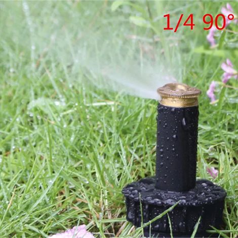 Arroseur escamotable pour jardin et pelouse (90 degrés) - Buse de réfraction à 90/180/360 degrés pour l'irrigation agricole (1/5)