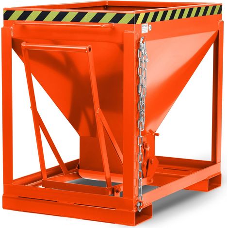RR Industrietechnik Silowagen Typ RSL 600dm³ stationär RAL 2004 Reinorange