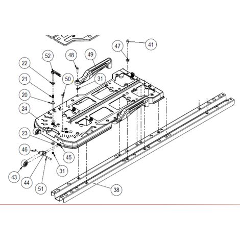 Rubi – Roue TX-MAX 42mm – Pièce détachée n°43 pour coupe carreaux – Charge maximale 125kg – Pour matériaux durs