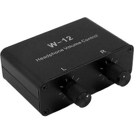 Micro amplificateur W-12 avec convertisseur 3.5mm pour haut-parleur et micro, préampli audio compact, interface de son stéréo, kit de conversion pour enceinte, compatible jack 3,5, module de renforcem (1/5)