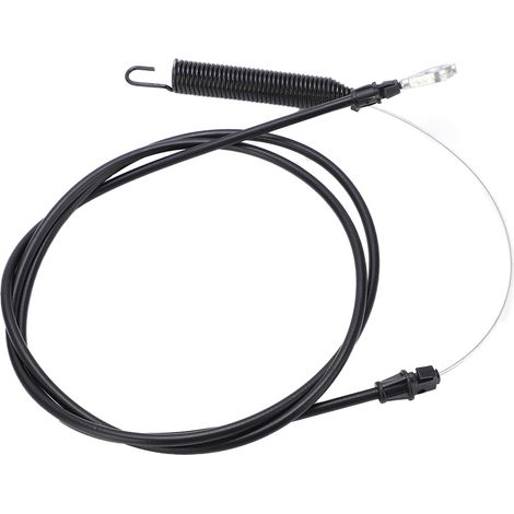 Câble d'embrayage ABS métallique noir 197257 compatible tondeuse autoportée Craftsman Poulan lame 38 42 pouces (1/5)