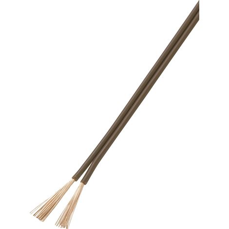 TRU COMPONENTS 1566633 Litze  2 x 0.75 mm² Braun 50 m
