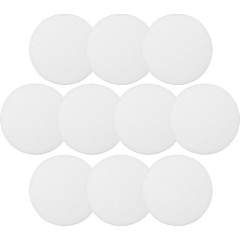 Lot de 10 Diffuseurs de Lumière de Plafond en Plastique Blanc Rond 3,5 Pouces pour Spots Led, Protège L'éblouissement et Résiste la Déformation, pour Bureau et Maison (1/5)