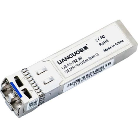 Émetteur-récepteur de module fibre SFP+ 10G LIANGUO, module fibre optique LC monomode DDM 20 km pour commutateur SFP HORACO (1/5)