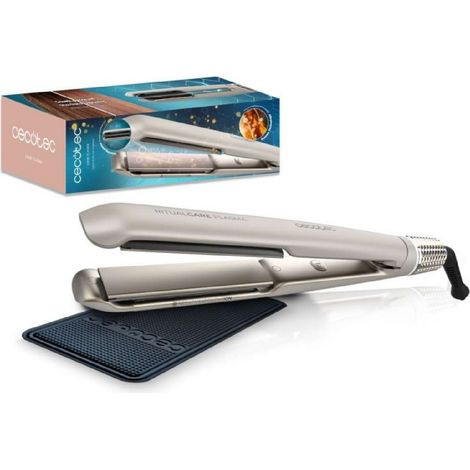 Cecotec Fer à Lisser Étroit Lisse 880 HidraProtect. 48W, Tourmaline, Revêtement Kératine et Huile d'Argan (1/5)