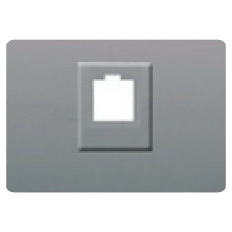 Cache femelle RJ11 ou RJ45 GREY SHADOW BJC Coral 21795-GS