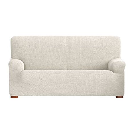 Eysa Italia Dorian Copridivano Bielastico, Tela, Bianco, Tre posti, 180 a 210 cm/3 posti (1/4)