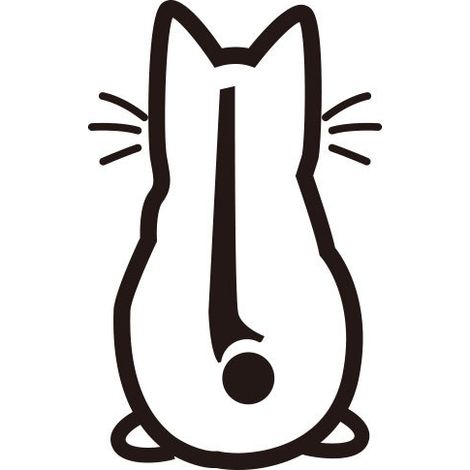 Autocollant pour essuie-glace de chat, autocollant de pare-brise de chaton de dessin animé drôle, autocollants d'animaux pour fenêtre de voiture, autocollants décoratifs pour ordinateur de voiture (1/5)