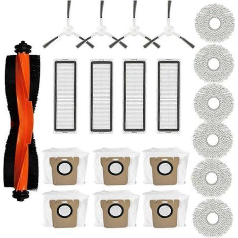 Brosse pour aspirateur Pour Robot Aspirateur X20+ – X10+ / X20 Plus – X10 Plus pièce détachée Main Side Brosse Serpillière Cloth Sac à poussière Fil (1/5)