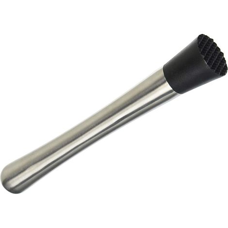 Pilon À Cocktails - Acier Inoxydable Avec Tête En Nylon Rainurée - Pour Écraser Herbes Fruits Et Épices - 1 Pièce (1/5)