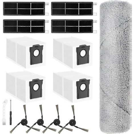 Filtre pour aspirateur brosse pour aspirateur Filtre de brosse pour aspirateur filtre de Accessoires Z50 Ultra / Z5 Pro Ultra Robot Aspirateur pièce détachée Roller Serpillière Side Brosse Filtre Sac (1/5)