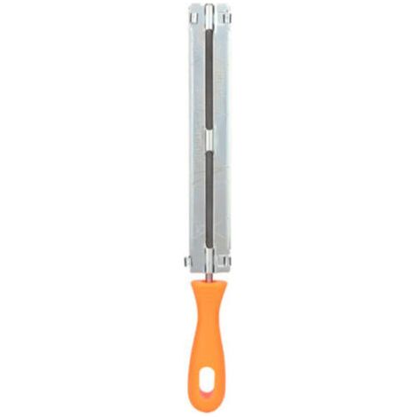 Trusquin à Chaîne 4.8mm avec Manche Ergonomique pour Affûtage Précis des Chaînes de Tronçonneuse - KZQ