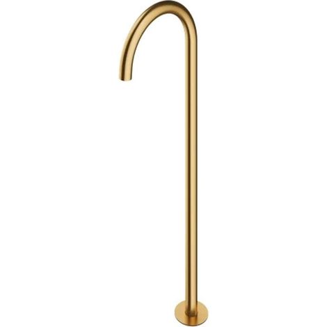 OMNIRES Y - Desagüe de bañera en el suelo con cuerpo, oro cepillado WWYGLB (1/2)
