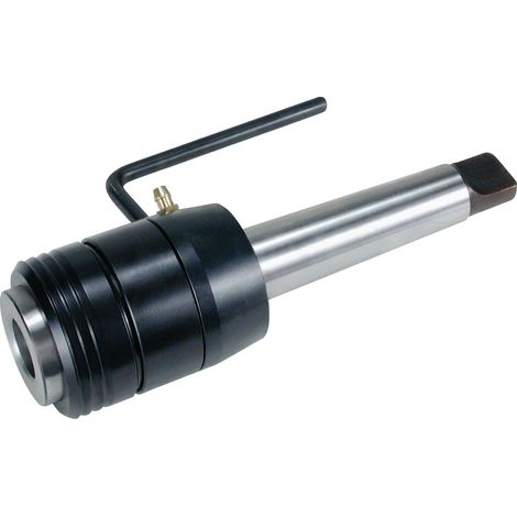 RUKO 108317 - Support automatique EasyLock avec arrosage interne pour forets à carotter Weldon, cône CM2