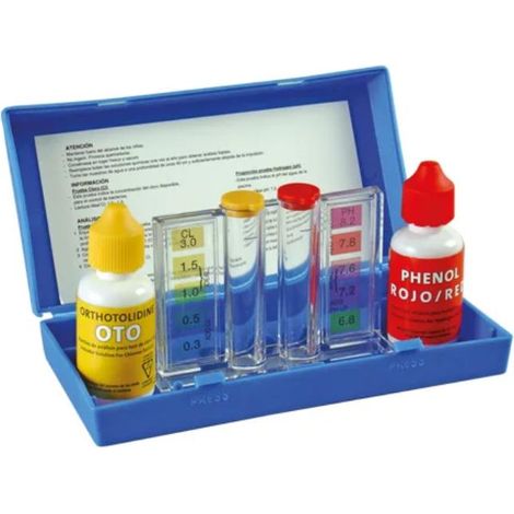 FPLUS keeper kit test medidor cloro y ph gotas para analisis 1812