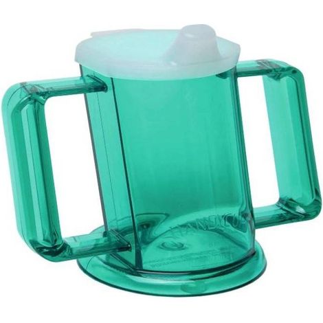 Sundo 08021215 - Vaso para teléfono móvil, color verde y transparente (1/3)