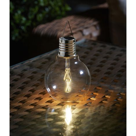 Lampe solaire ampoule vintage Eureka 20 cm (1/2)