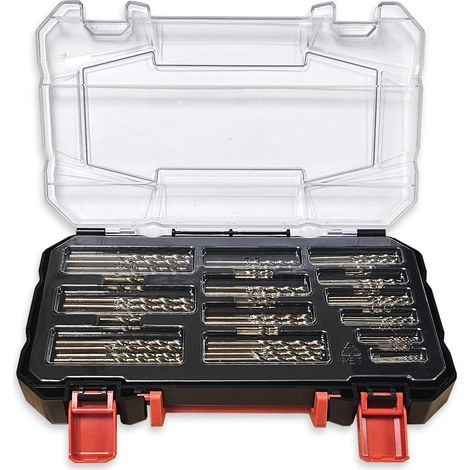 COFFRET DE 130 FORETS HSS-E DIN 338 M35 COBALT 5% DE 1 à 10 mm